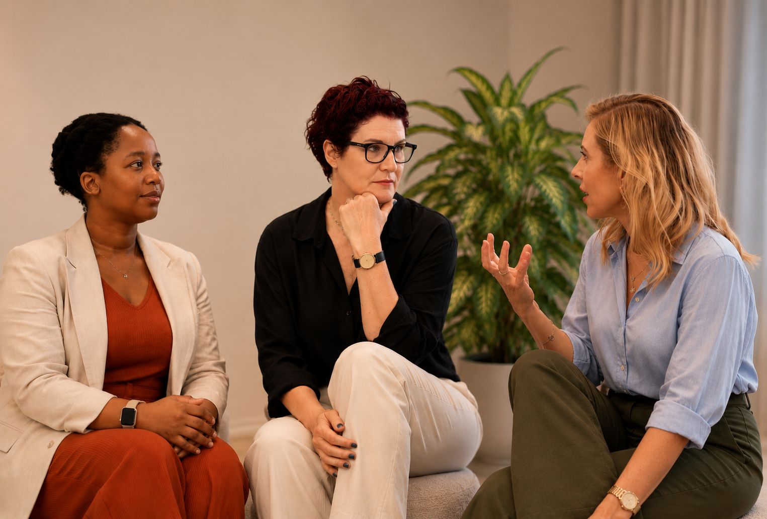 Women in conversation